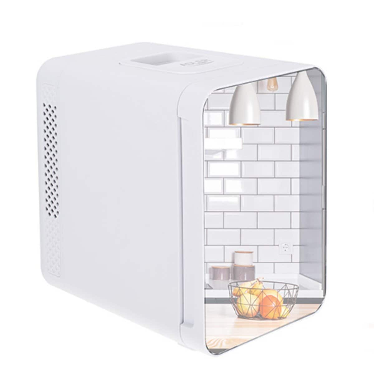 Adler AD 8085 Mini-K&uuml;hlschrank mit Spiegel - 4 L, mit K&uuml;hl- & Heizfunktion - Bild 1