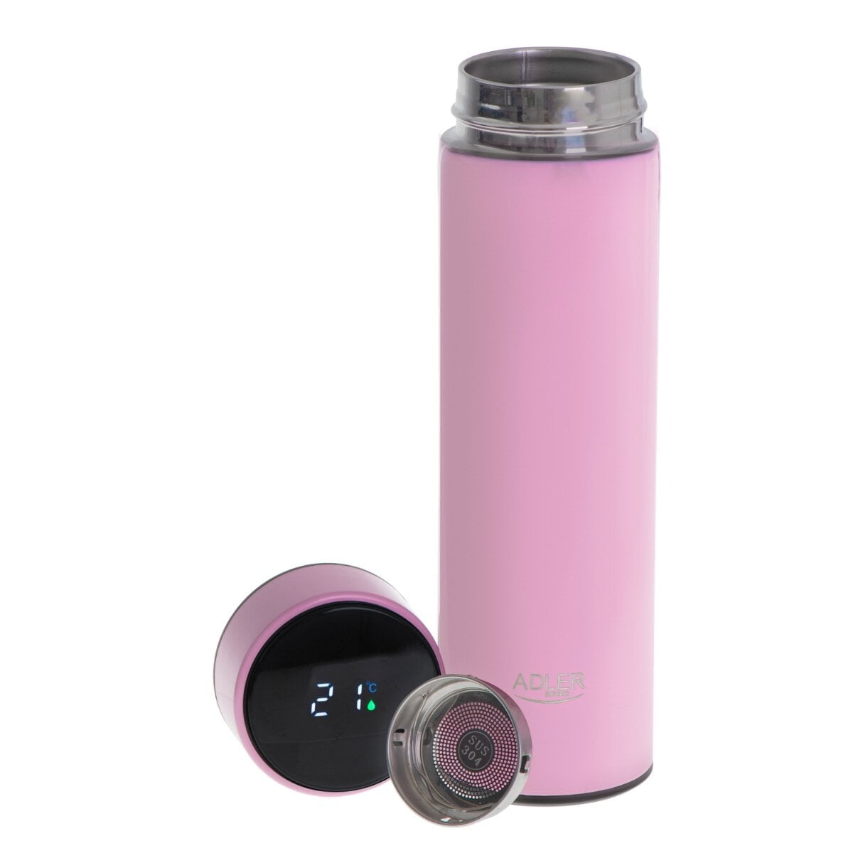Adler AD 4506 Thermoflasche 473 ml, mit Temperaturanzeige & LED Touch-Display - Bild 1