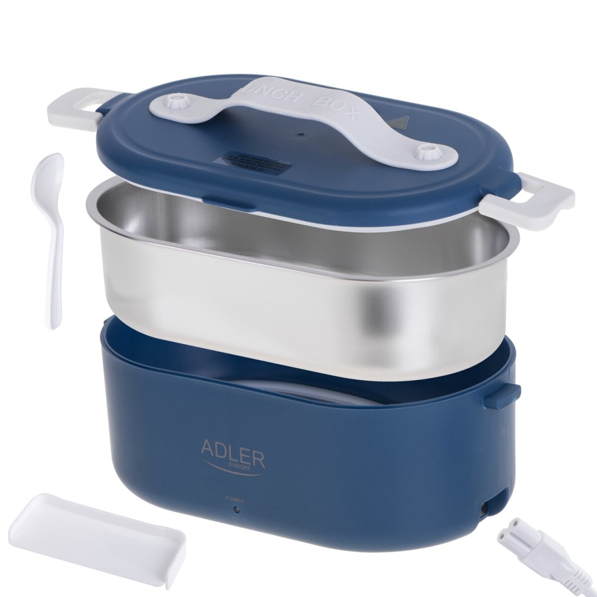 Adler AD 4505 Elektrische Lunchbox 0,8L mit Warmhaltefunktion & Edelstahlbeh&auml;lter - Bild 1
