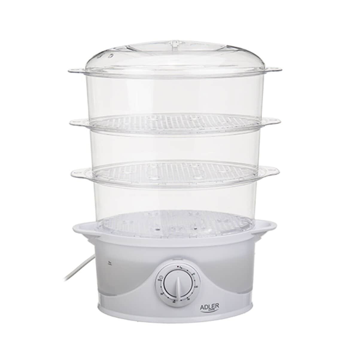 Adler AD 633 Dampfgarer 800W - mit 3 Beh&auml;ltern, 9L & Reisschale - Bild 1