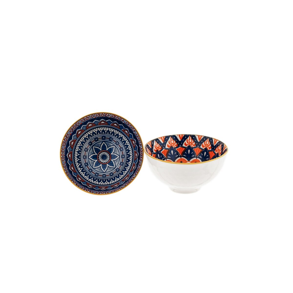 Schalen-Set aus hochwertigem Porzellan, mit orientalischem Design - Bild 1