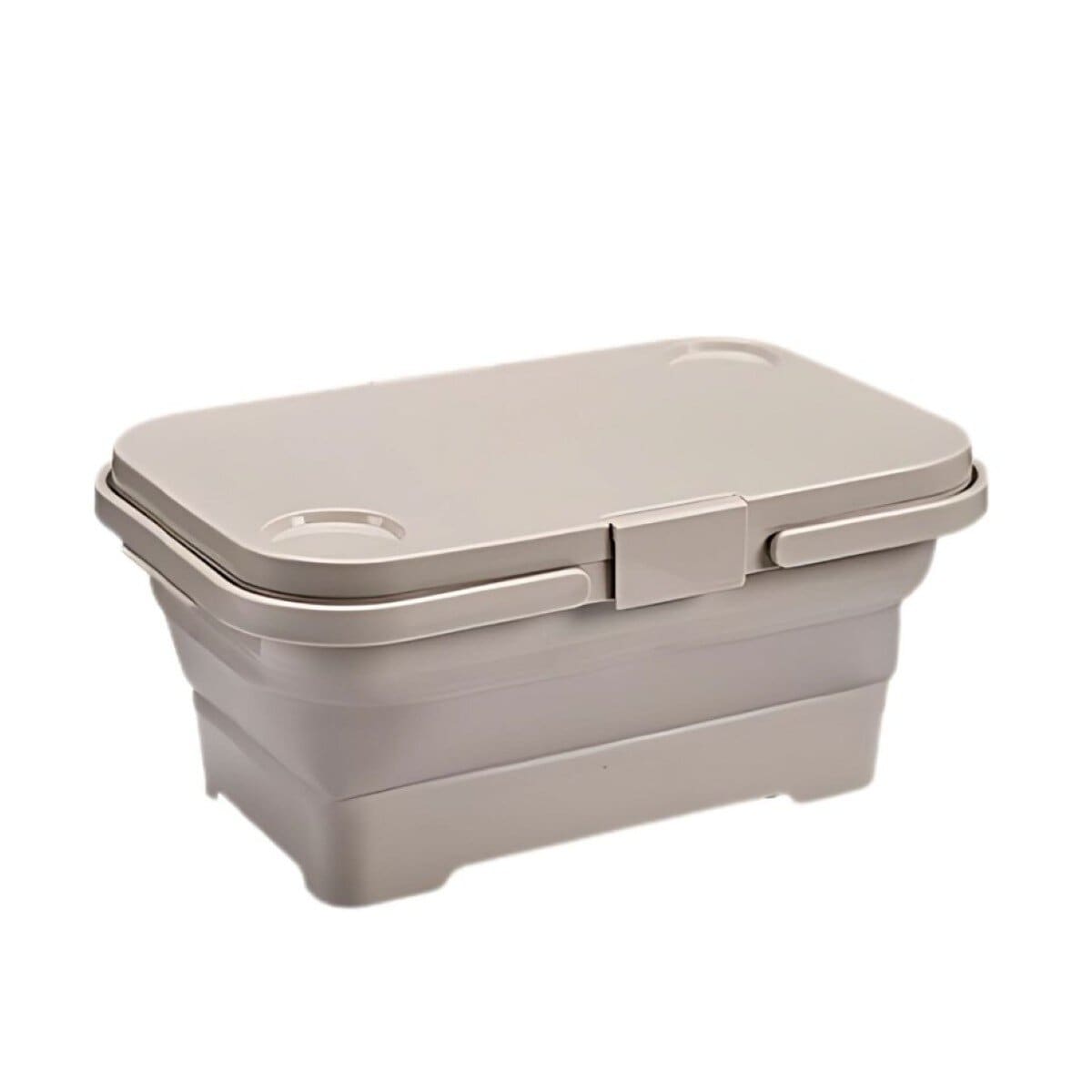Picknickkorb mit Tisch - Klappbar, 3in1 mit Becherhalter - Bild 1