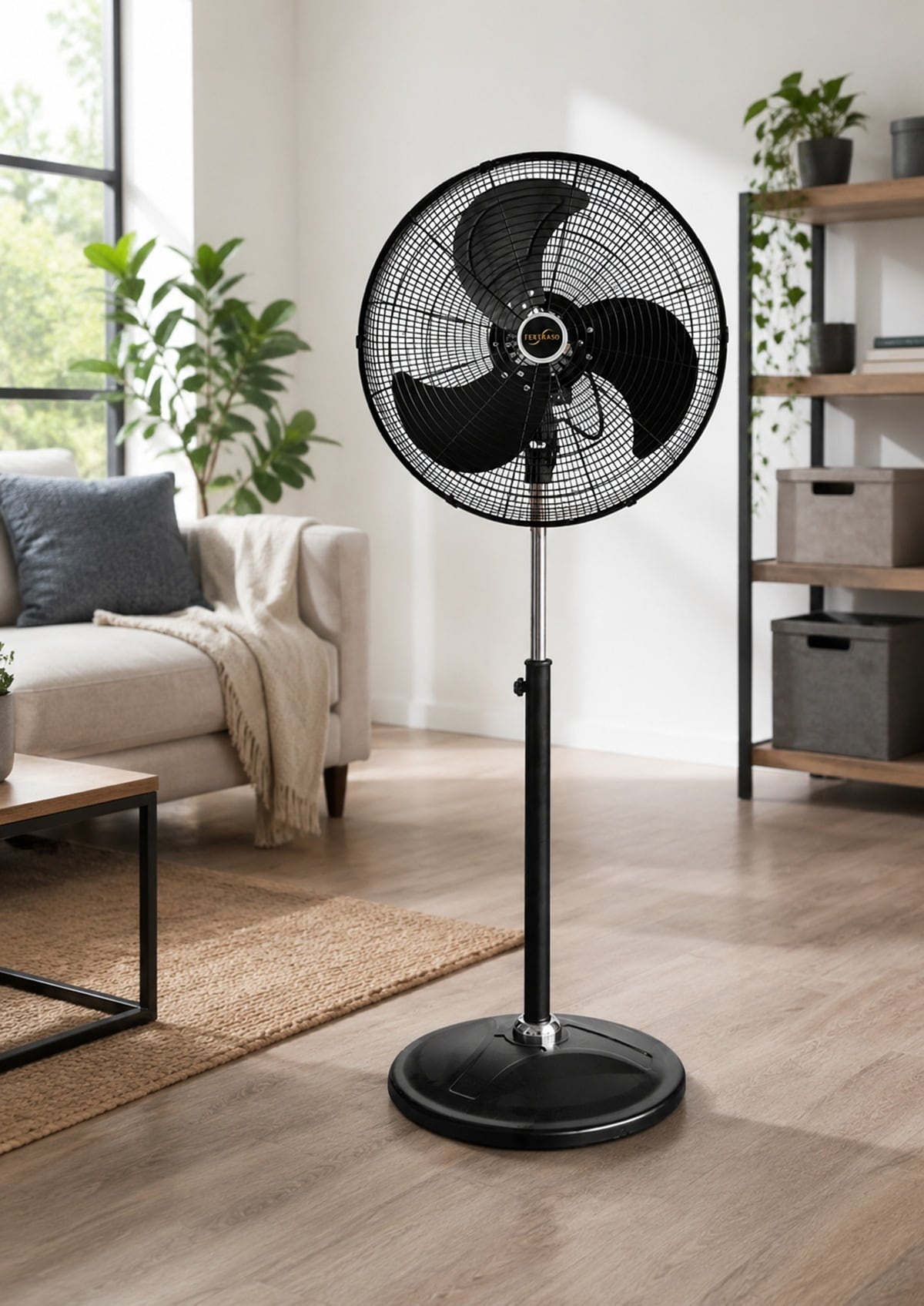 Pro De-Luxe Standventilator &oslash;45 cm, mit 3 Geschwindigkeitsstufen - Bild 1