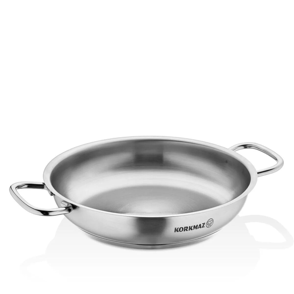 Korkmaz Proline Paella Bratpfanne &oslash;40 cm - 18/10-Edelstahl - 8L - Bild 1