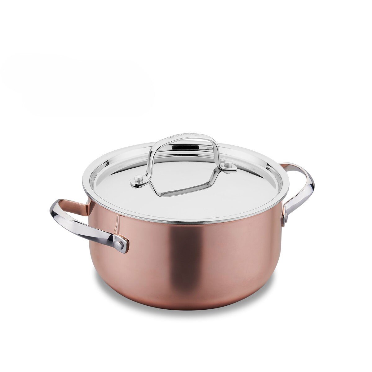 Korkmaz Divani Casserole 24 x 12 cm Kupfer-Topf mit Deckel - 5,1 L - Bild 1