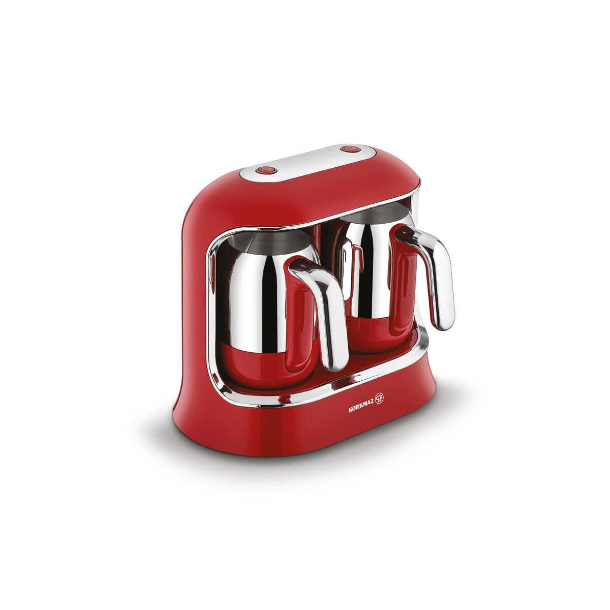 T&uuml;rkische Mokkamaschine 800W in Rot Twin Kaffeemaschine - Bild 1