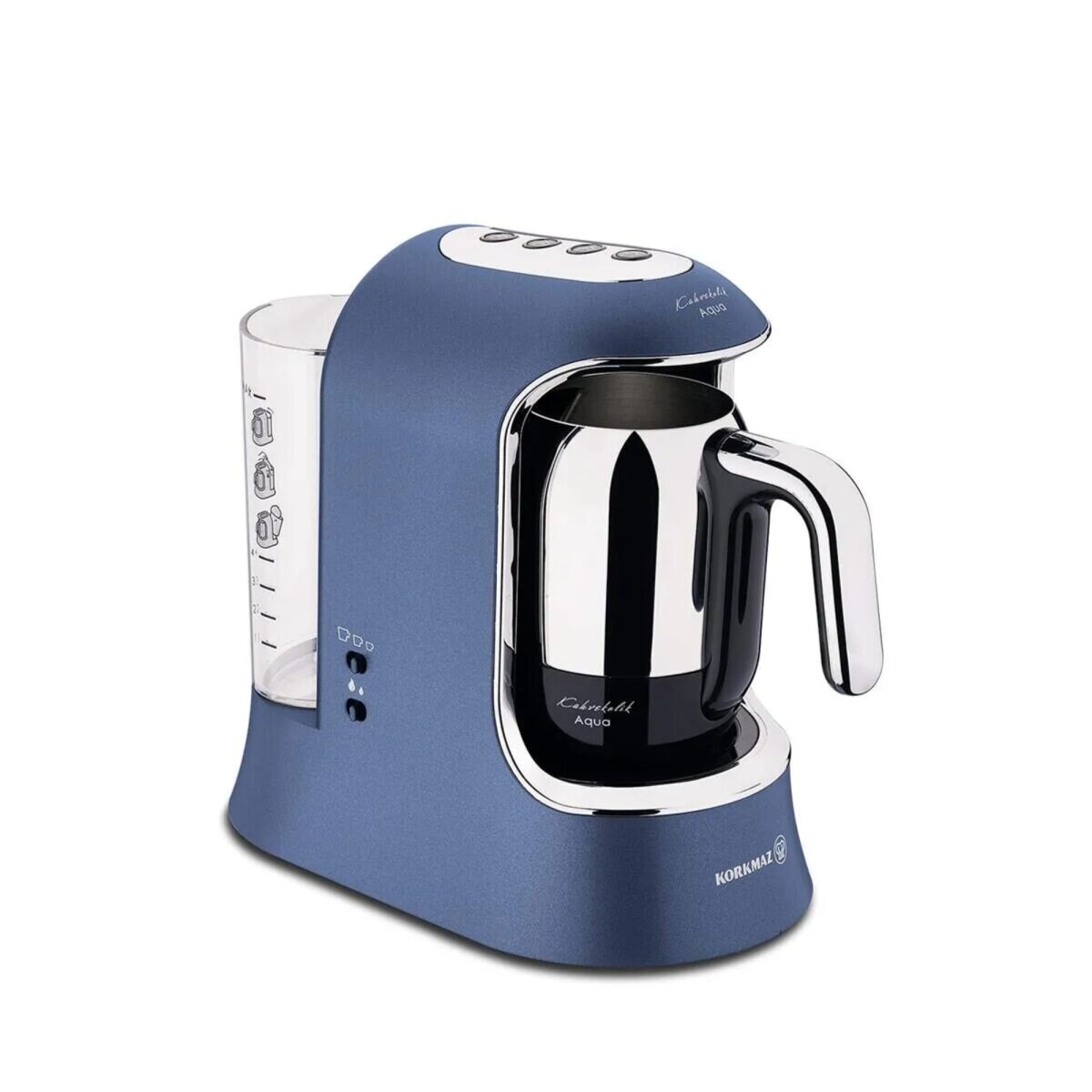Aqua Türkische Kaffeemaschine mit  Wassertank für 1-4 Tassen