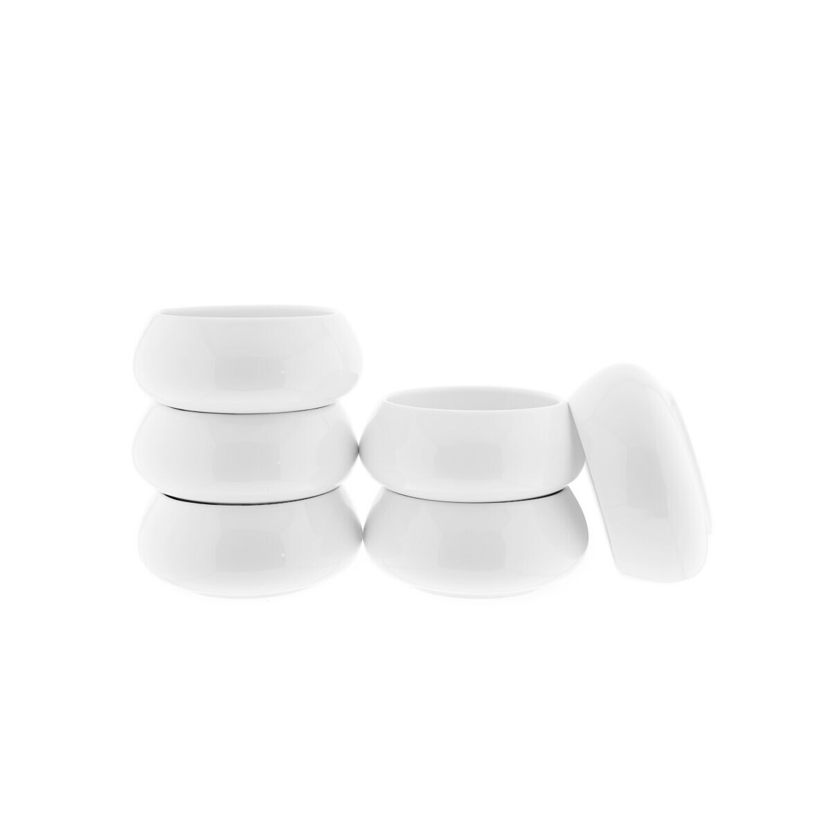 Lissa Bonna 6er-Set Suppenschalen aus hochwertigem Porzellan - 14 x 6,5 cm