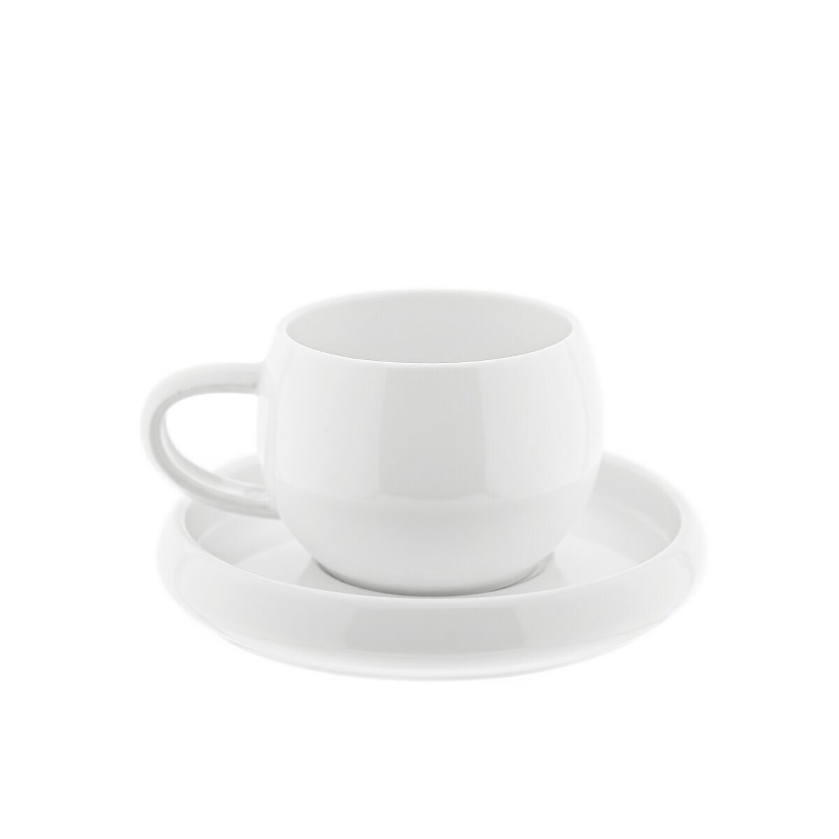 Lissa Bonna Kaffeetassen mit Untertellern - 12-teiliges-Set,