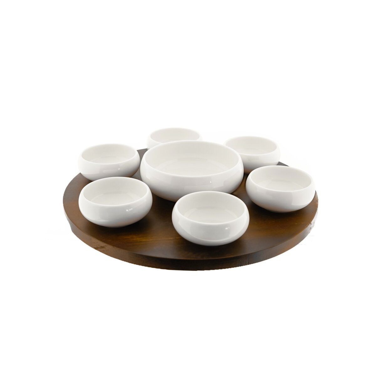 Belicia 8-teiliges Servierschalen-Set mit Holzbrett & Schalen, f&uuml;r Snacks & Dips - Bild 1