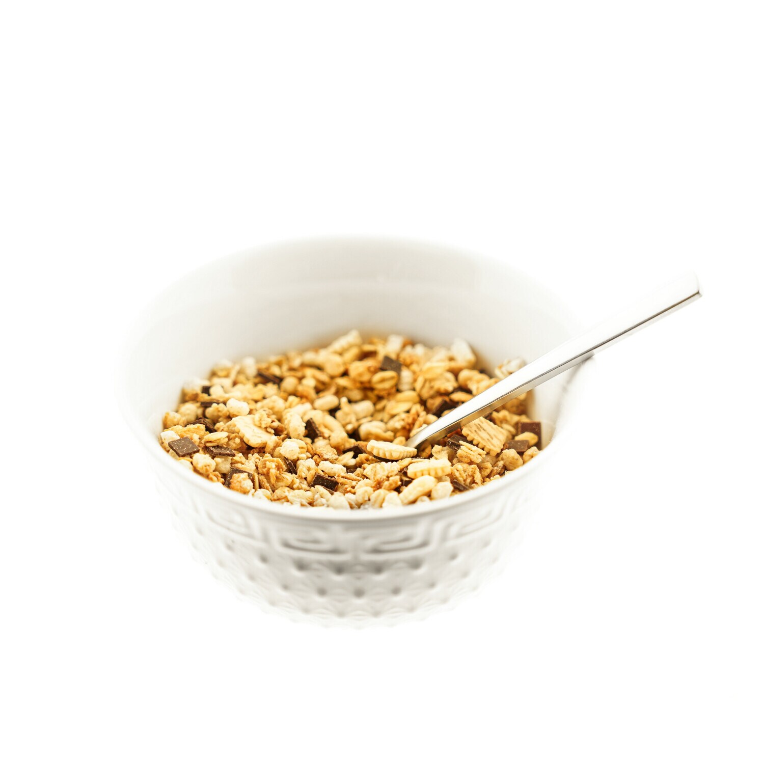 Almina 6 Teiliges Schalen-Set Wei&szlig; aus Porzellan mit Muster - Bild 1