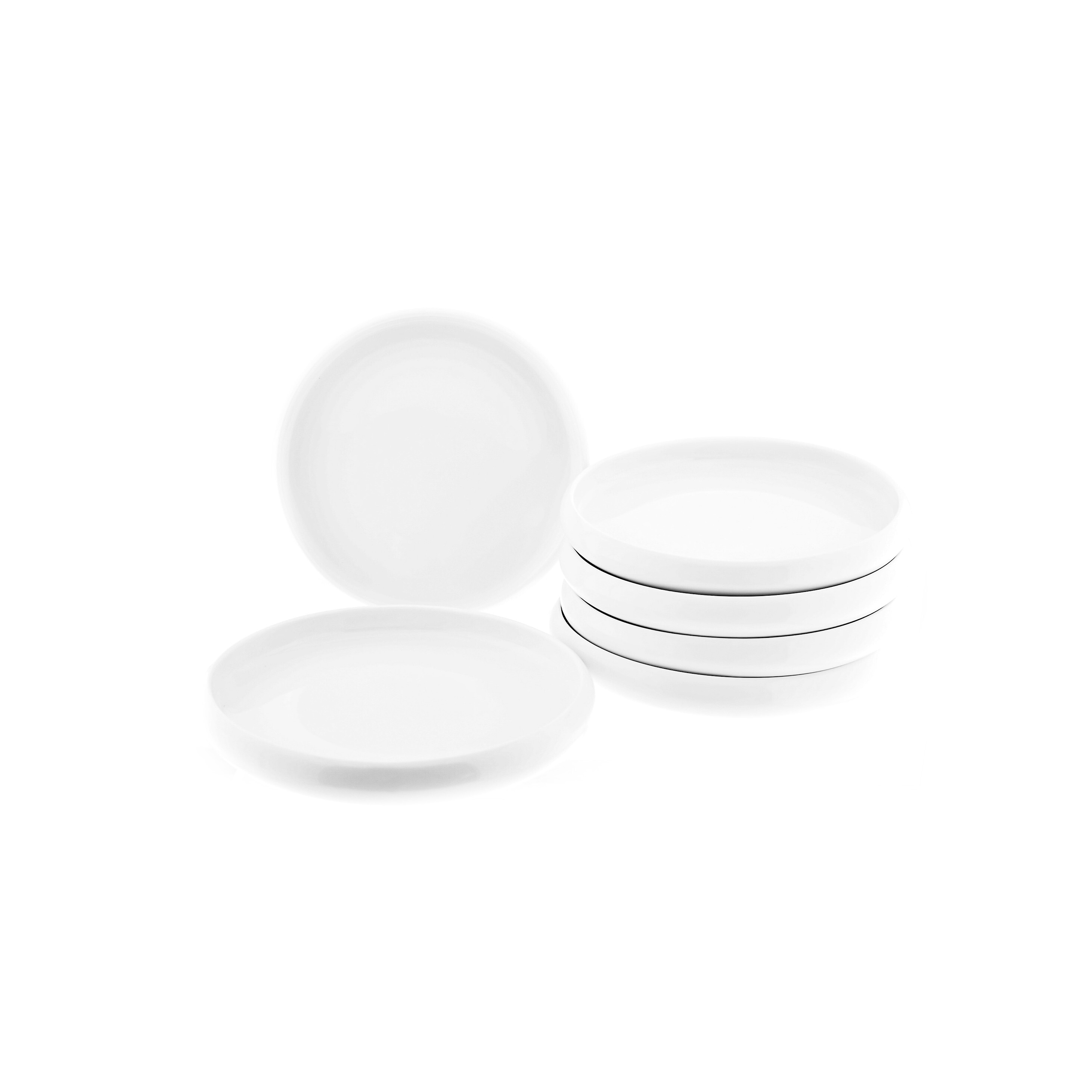 6 Tlg. tiefer Teller Set aus Porzellan - Bild 1