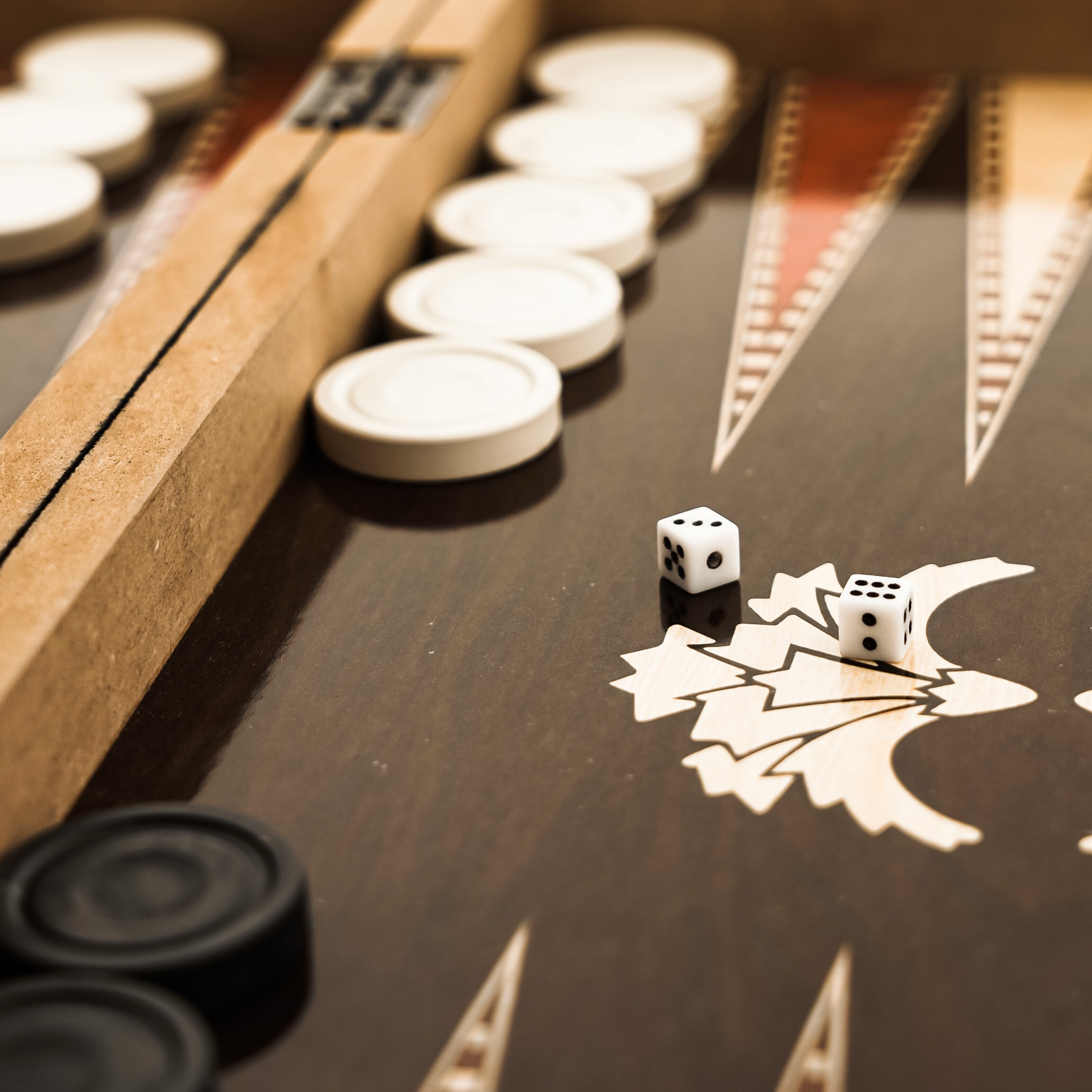 Backgammon Brettspiel aus Holz &ndash; Kaplama Tavla - Bild 1
