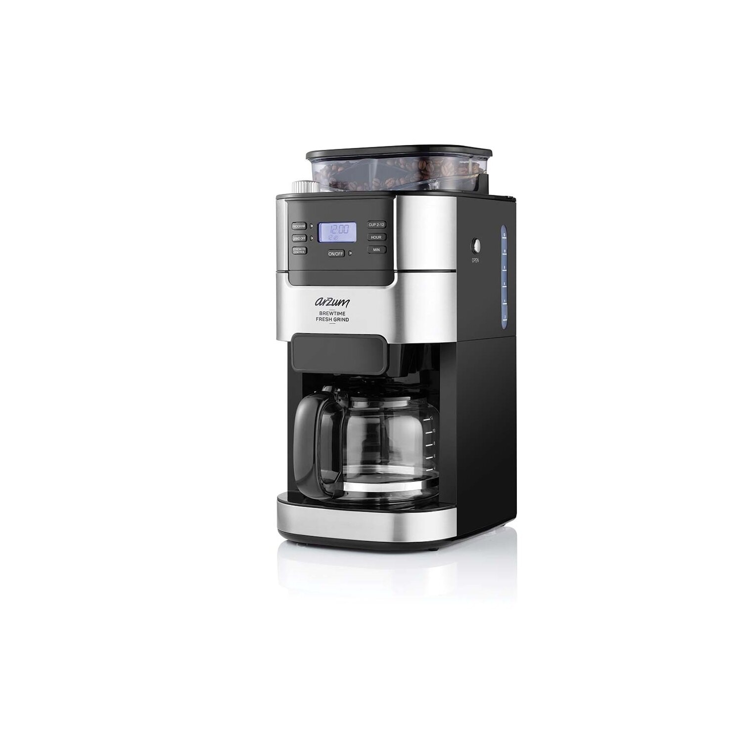 ARZUM AR3092 Brewtime Fresh Grind Filterkaffeemaschine Kaffeemaschine - Bild 1