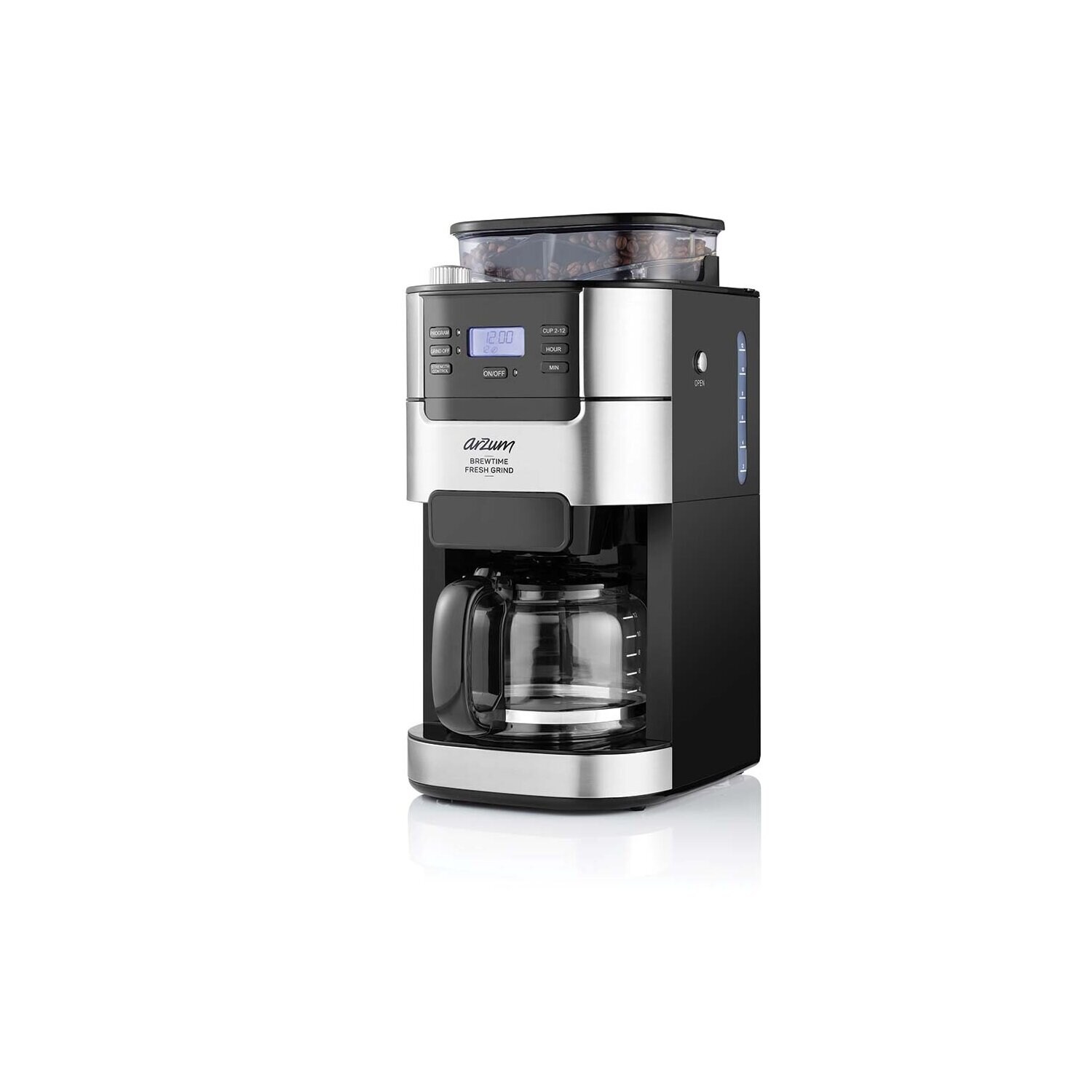ARZUM AR3092 Brewtime Fresh Grind Filterkaffeemaschine Kaffeemaschine | 08693184913956