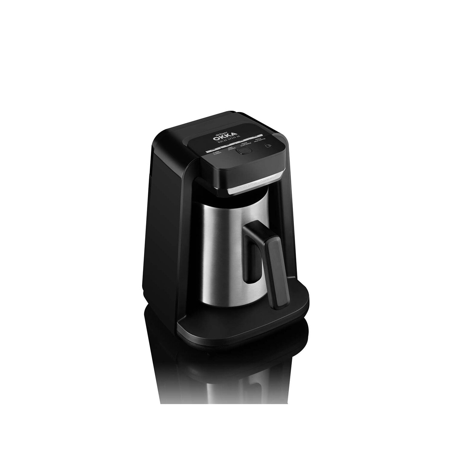 Arzum T&uuml;rkische Kaffeemaschine, Kaffeekanne Edelstahl 700W Silber - Bild 1