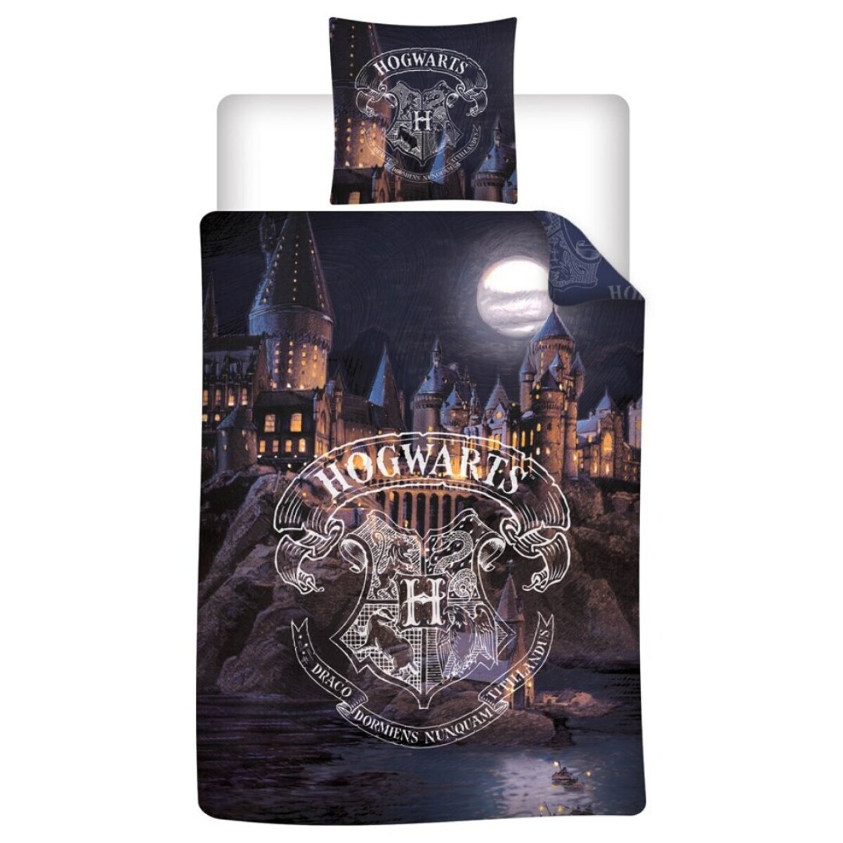 Harry Potter Bettw&auml;sche 140x200 cm + Kissenbezug 65x65 cm Kinderbett - Bild 1