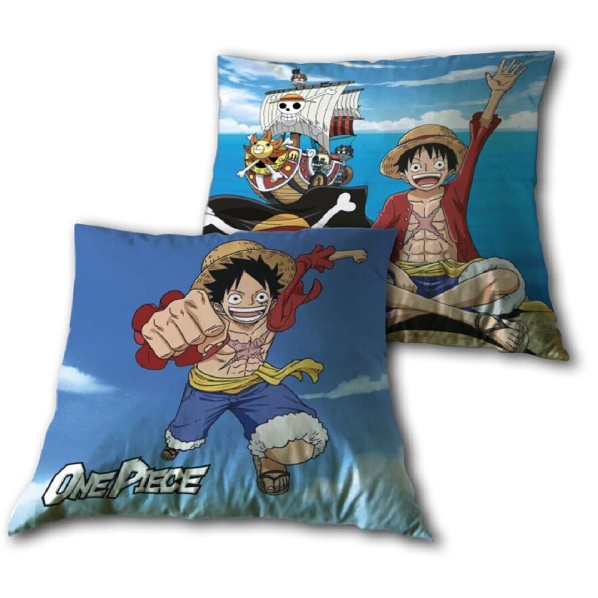 One Piece Kissen Baumwolle 1-St&uuml;ck 40x40 cm Dekokissen Anime Design - Bild 1