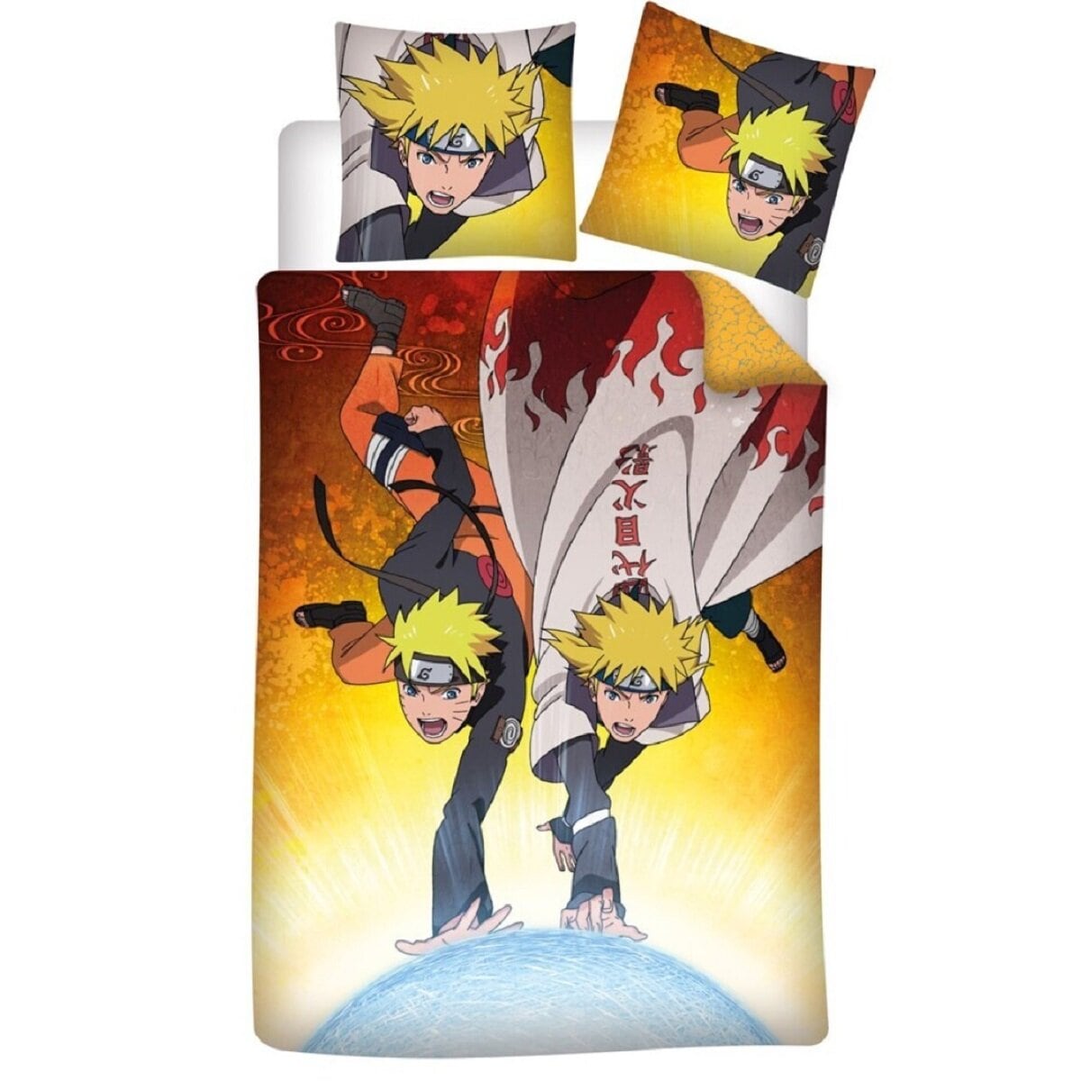 Naruto Bettw&auml;sche-Set 140x200 cm &ndash; 100% Polyester f&uuml;r Fans von Naruto - Bild 1