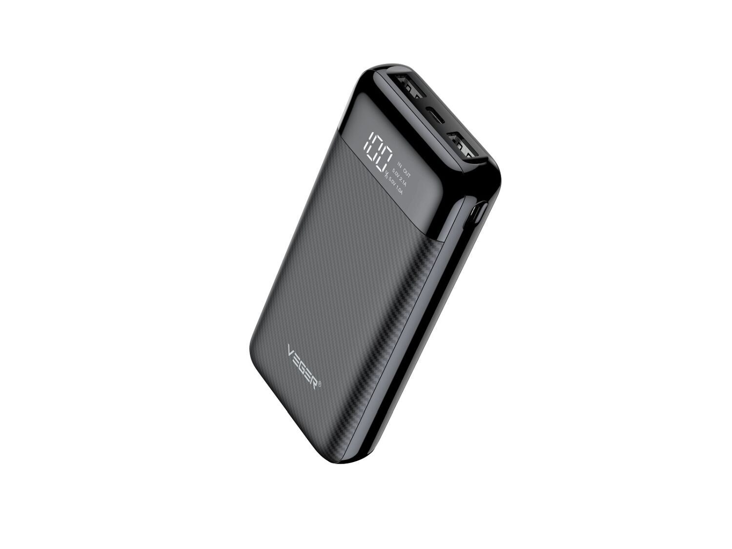 Powerbank L21 – 20 000mAh LCD Micro-USB, USB-C und 2x USB | 06970453555799