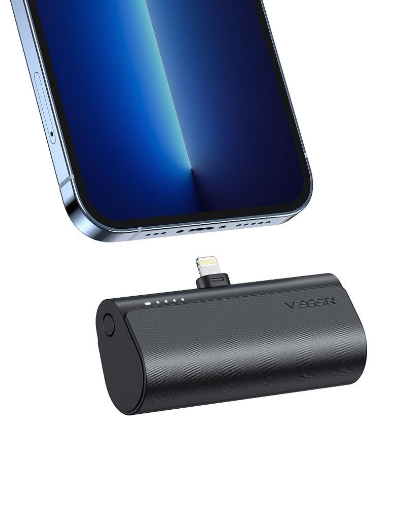 Power Bank PlugOn – 5000mAh mit Build Connector für iPhone | 06970453555058