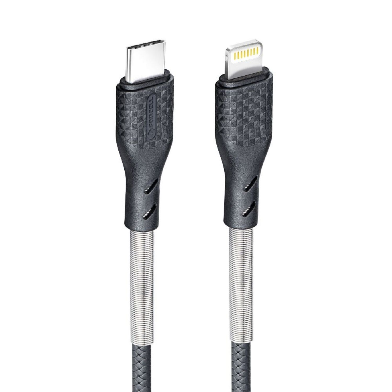 Carbon Ladekabel Typ C zu iPhone-Anschluss Power Delivery - Bild 1