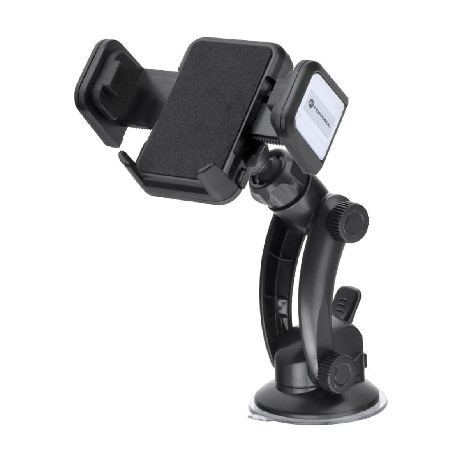 GSM (CHROM III) Autohalterung + Bogen (15cm) KFZ-Halterung - Bild 1