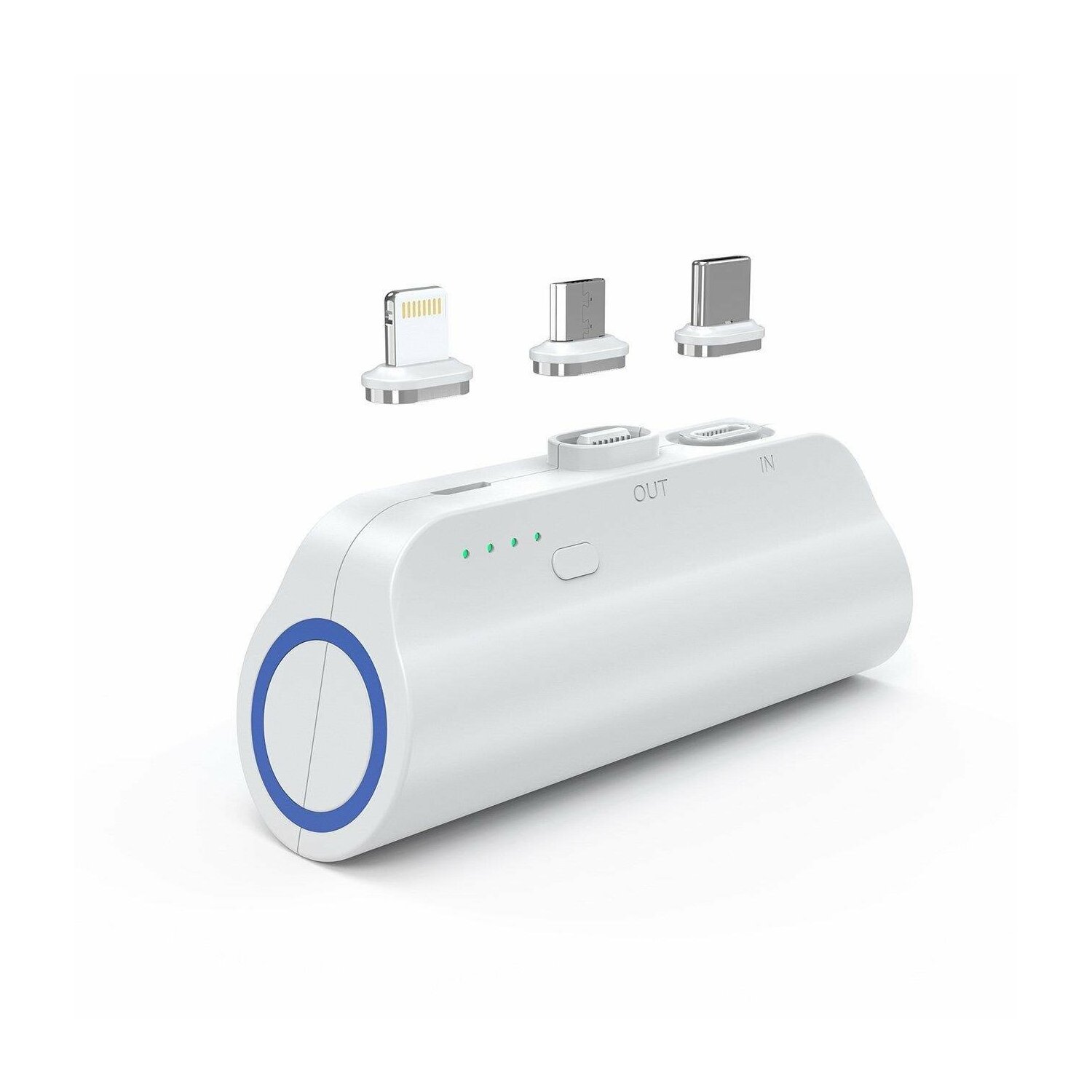 Choetech B660 Mini-Powerbank 3000 mAh USB C / Micro USB / iPhone-Ansch - Bild 1