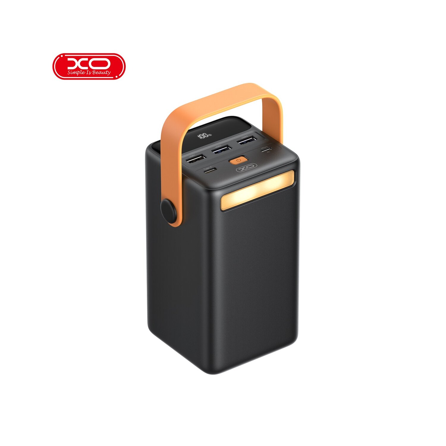 XO Powerbank PR150 20000mAh QC18W PD 20W, schwarz - Bild 1