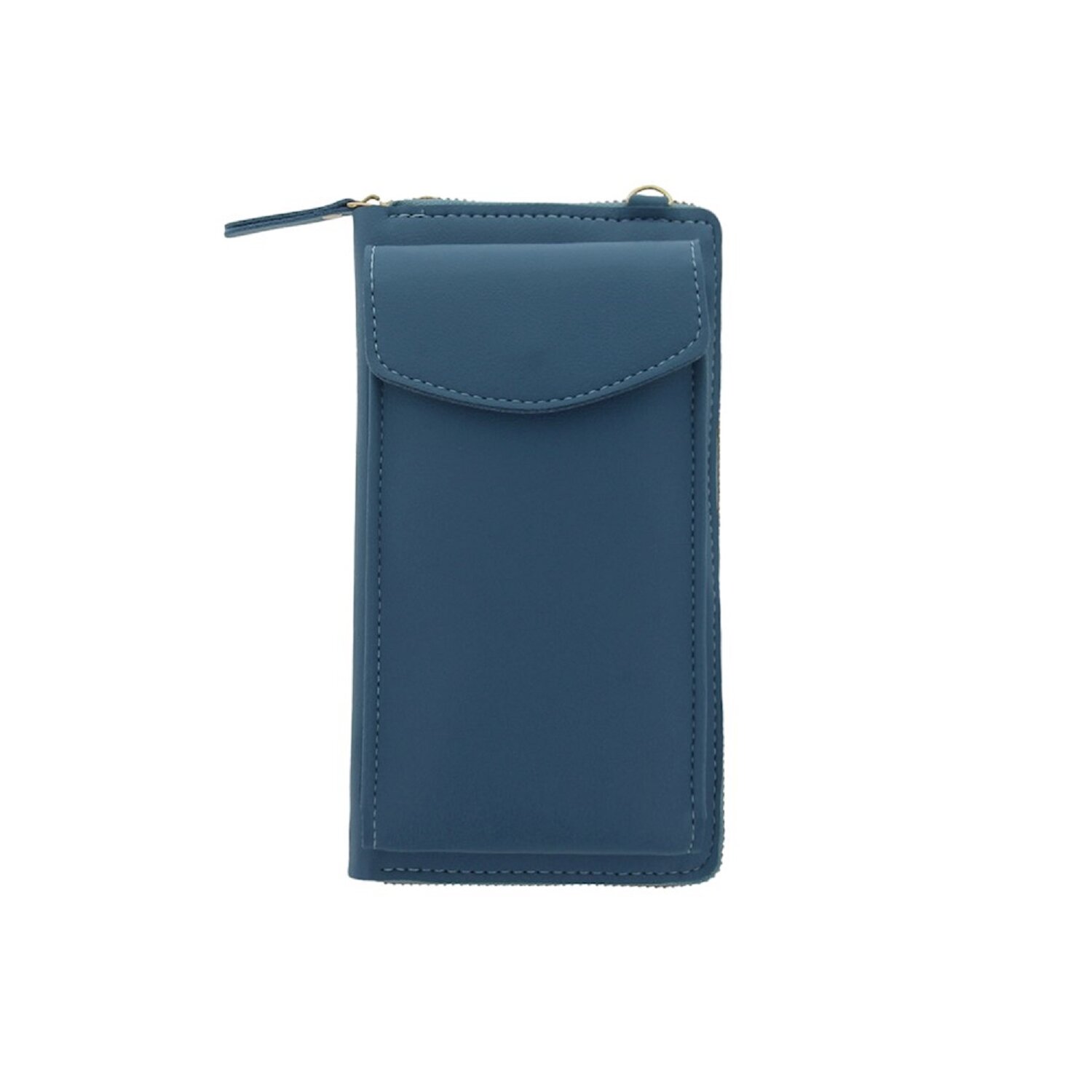 Handytasche mit eingebautem Portemonnaie Blau - Bild 1
