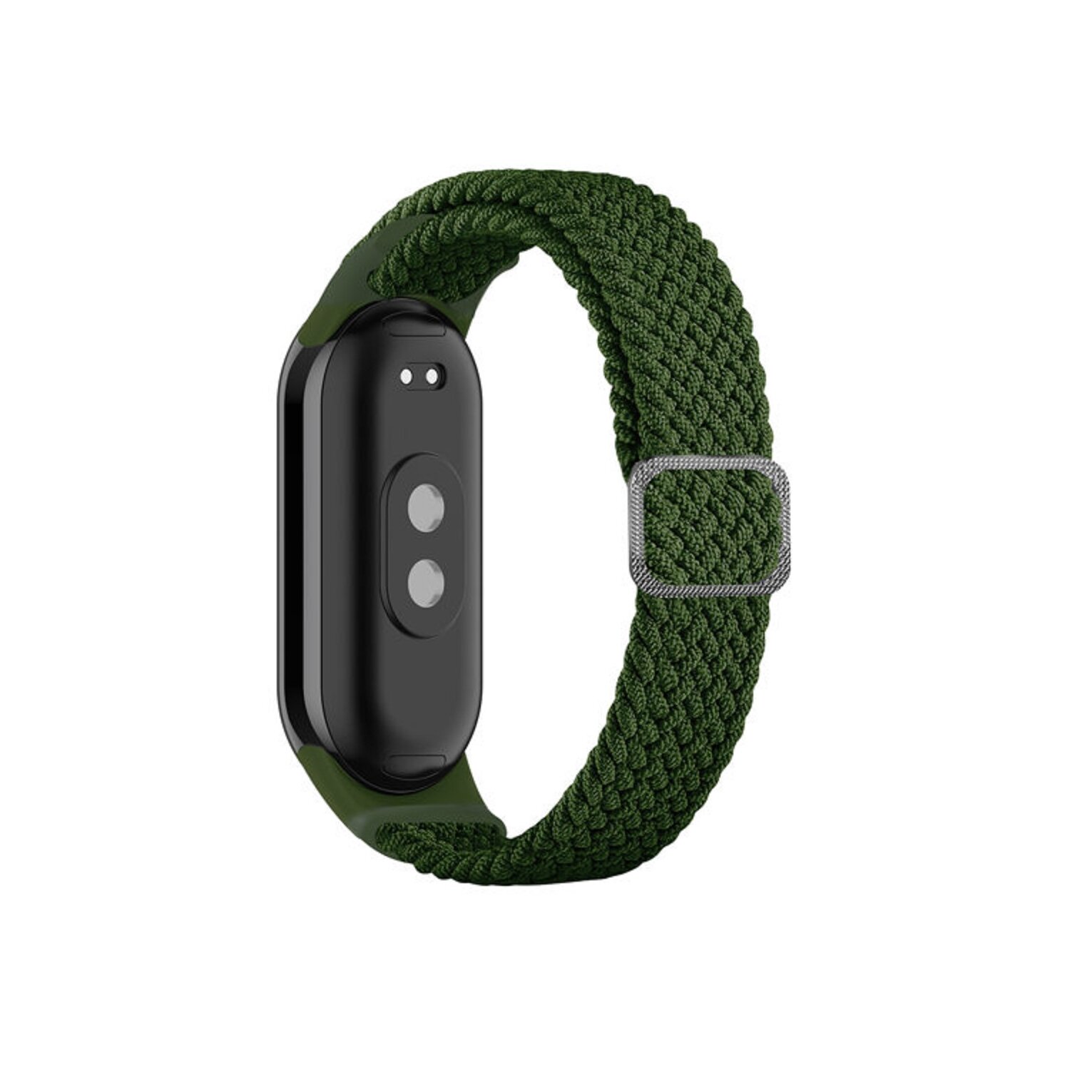 Geflochtenes Stoffarmband Xiaomi Mi Band 8 Armband Gr&uuml;n - Bild 1