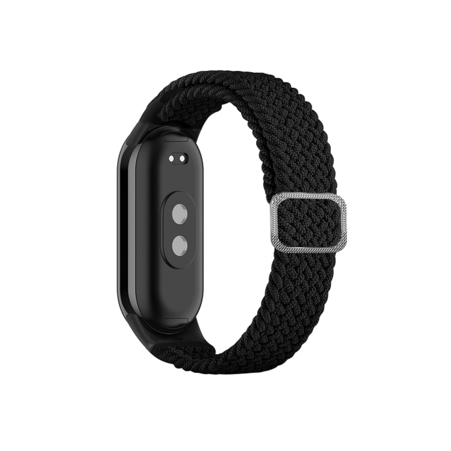 Geflochtenes Stoffarmband Xiaomi Mi Band 8 Armband Schwarz - Bild 1