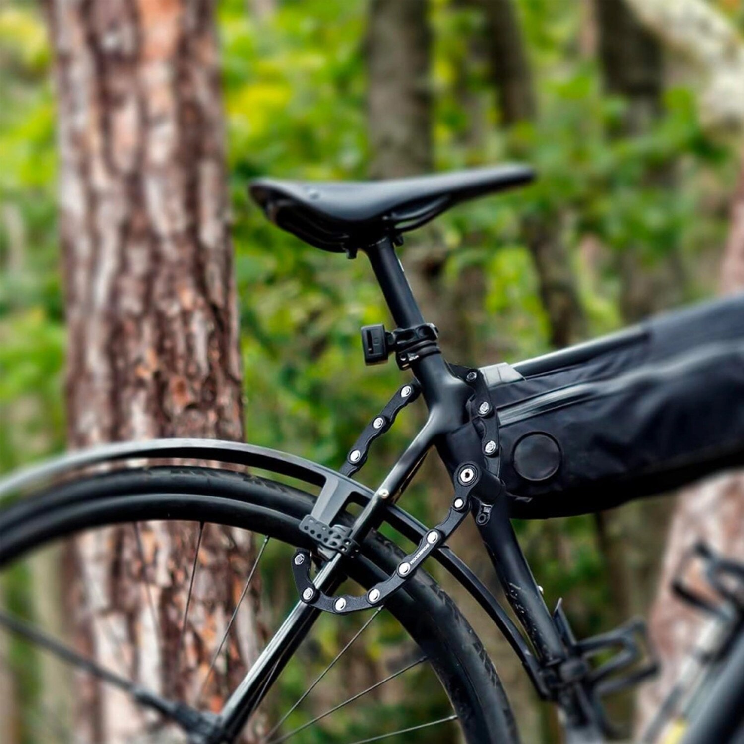 Faltbares Fahrradschloss  schwarz aus Aluminium bis zu 70 cm online kaufen  bei Netto