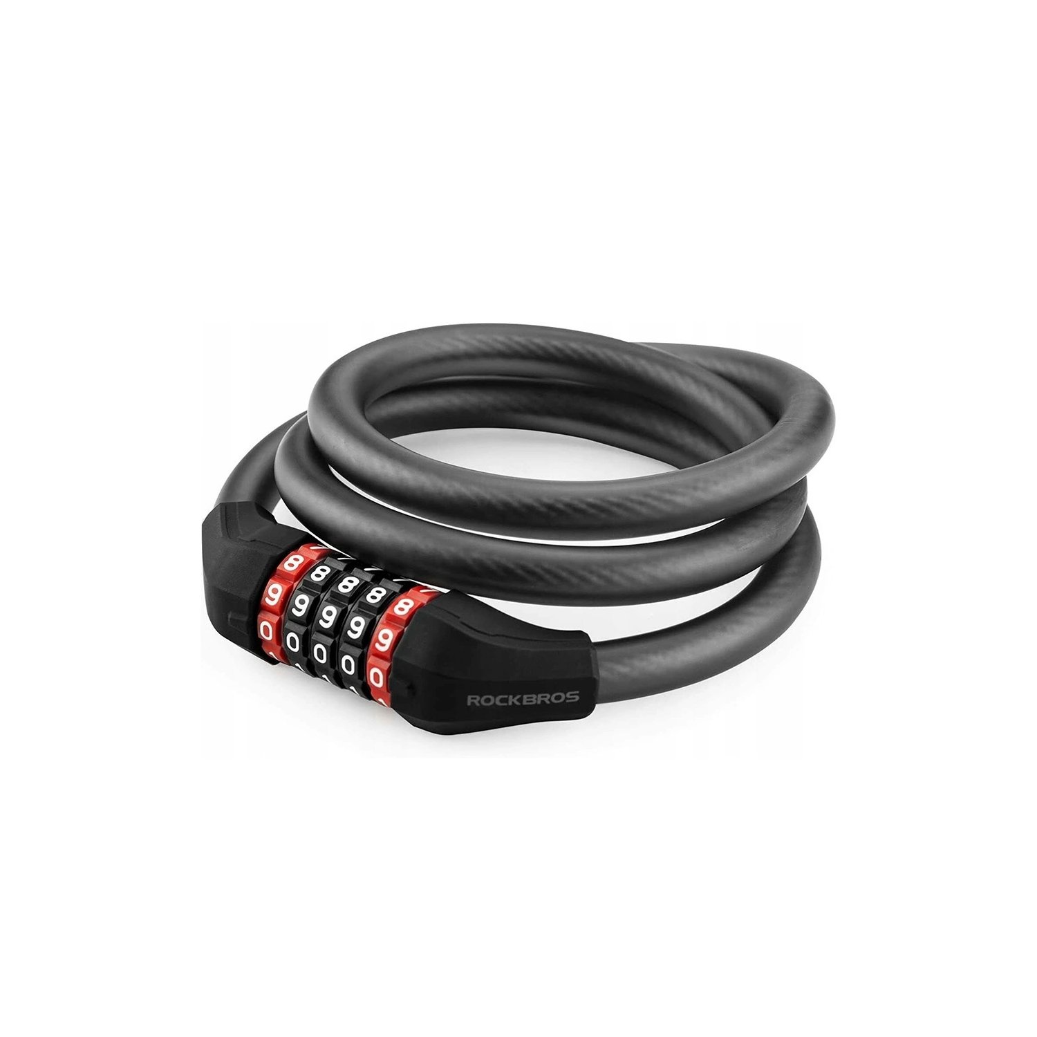 Fahrradschloss mit Zahlenkombination - RKS507-1BK Schloss mit - Bild 1