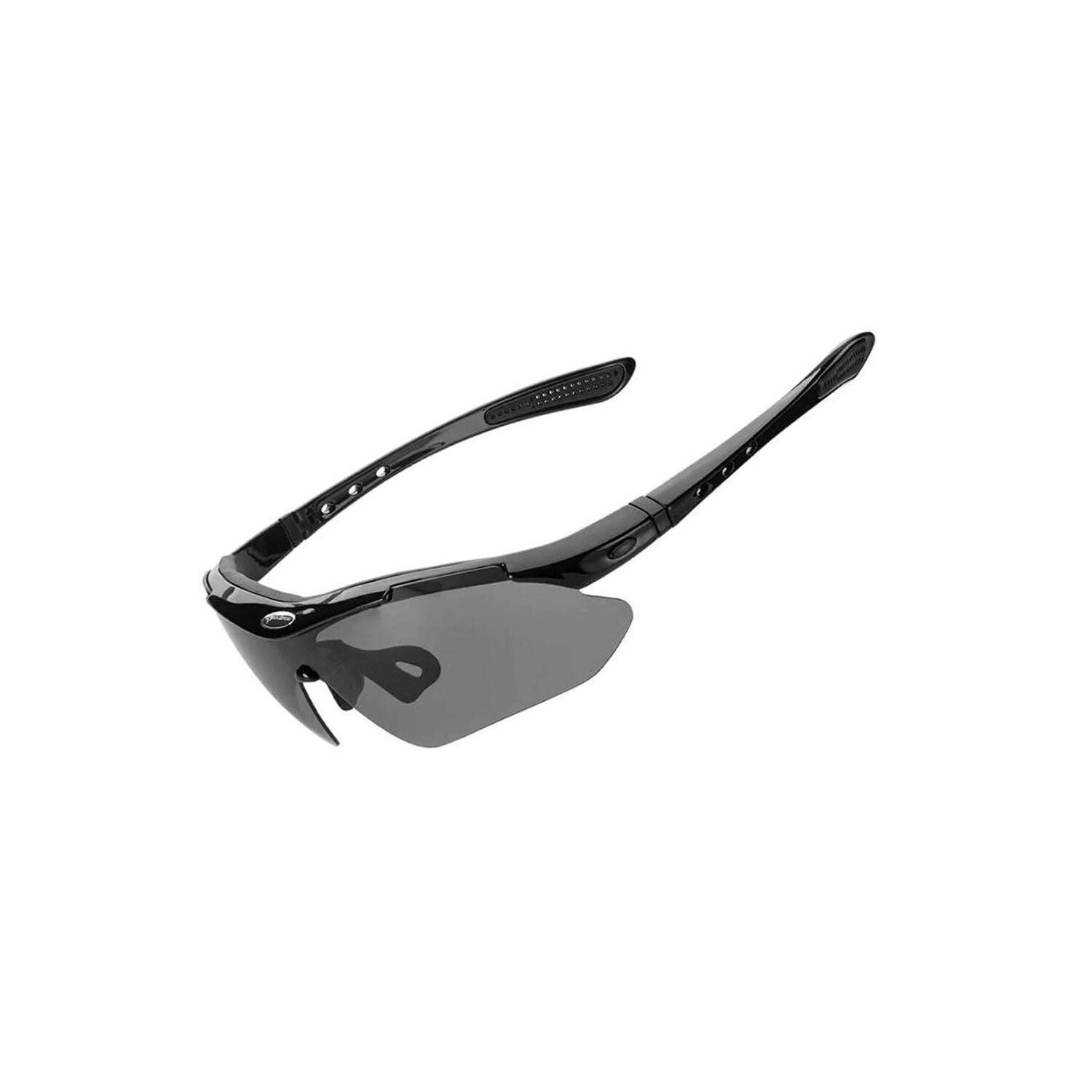 Photochrome UV400-Fahrradbrille &ndash; Schwarz - Qualitative Fahrradbrille - Bild 1