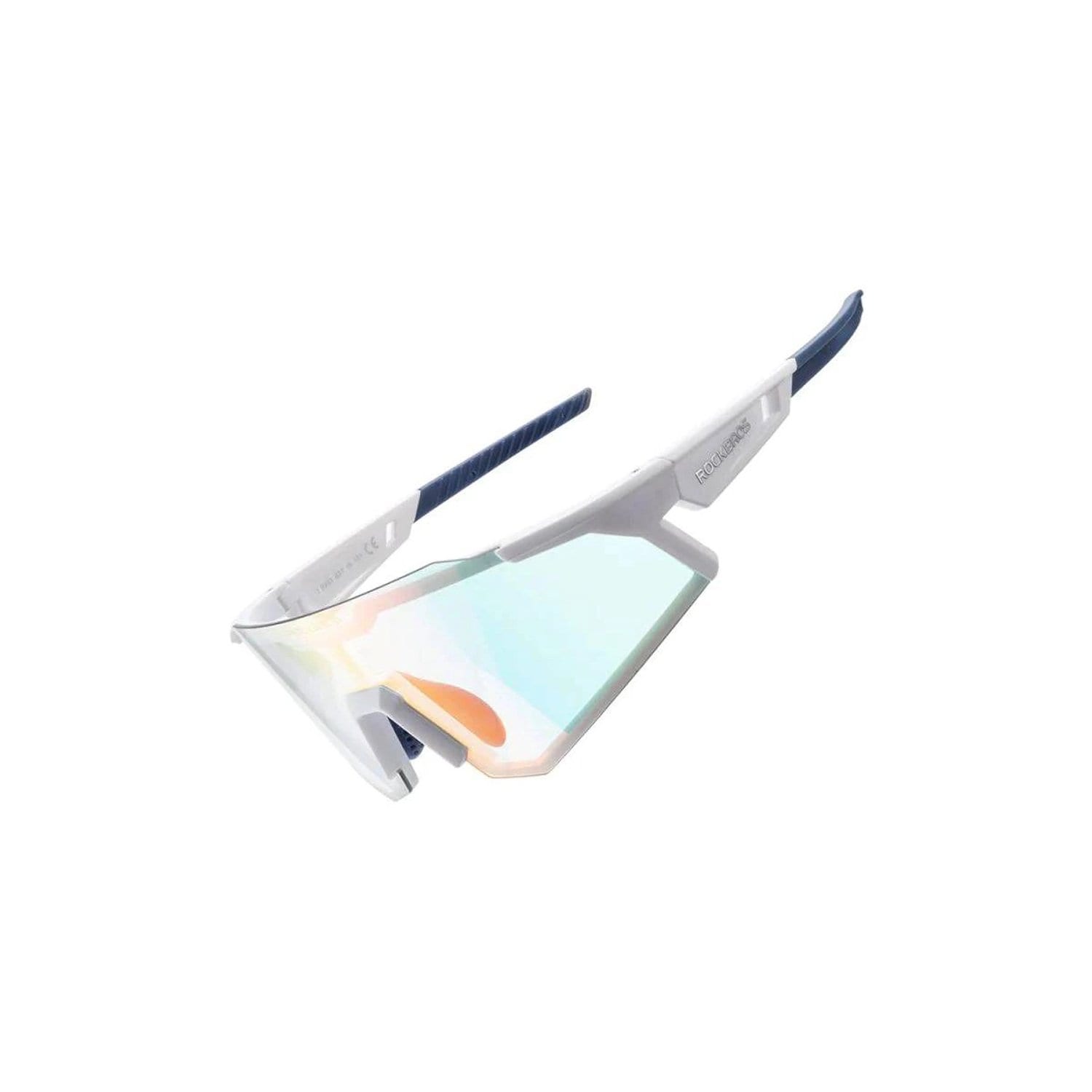 Polarisierende Fahrradbrille &ndash; wei&szlig; - Sport-Fahrradbrille mit - Bild 1