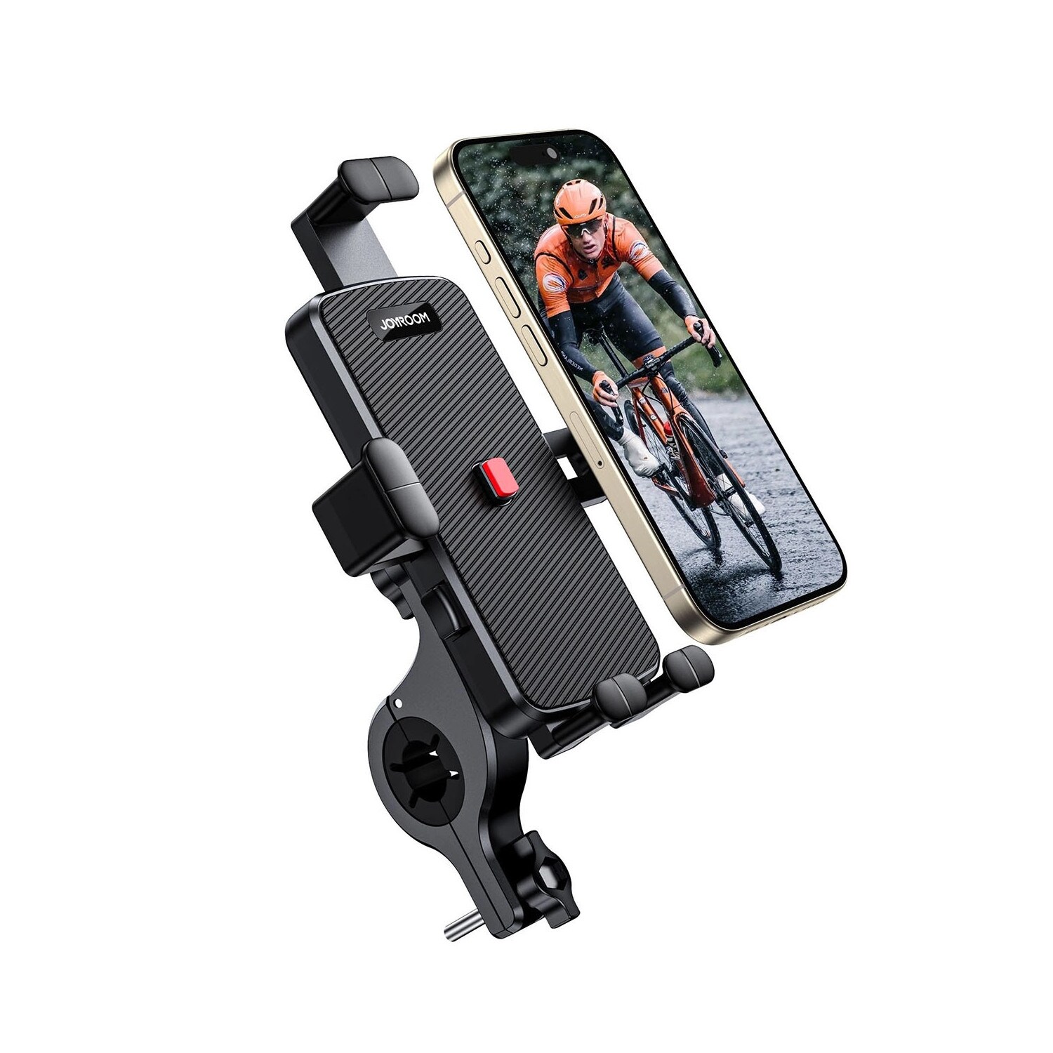 Fahrrad-Telefonhalter &ndash; Schwarz - JR-OK7  - Kompatibel mit SmartPhones - Bild 1