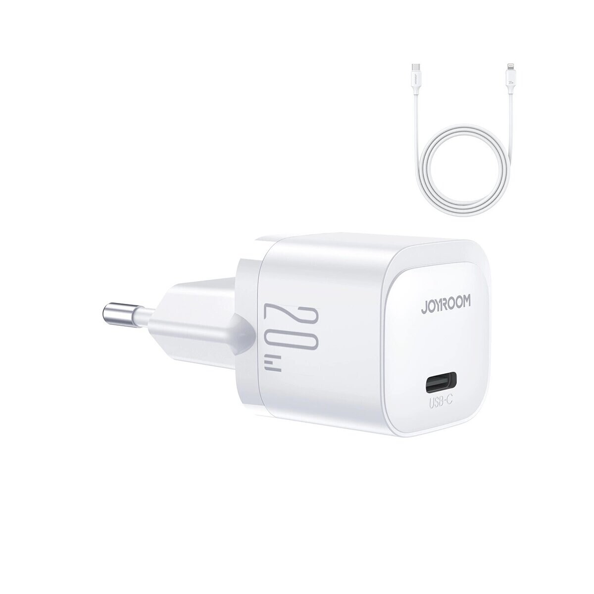 USB C 20W PD Mini-Ladegerät mit USB-C-Kabel | 06956116742430