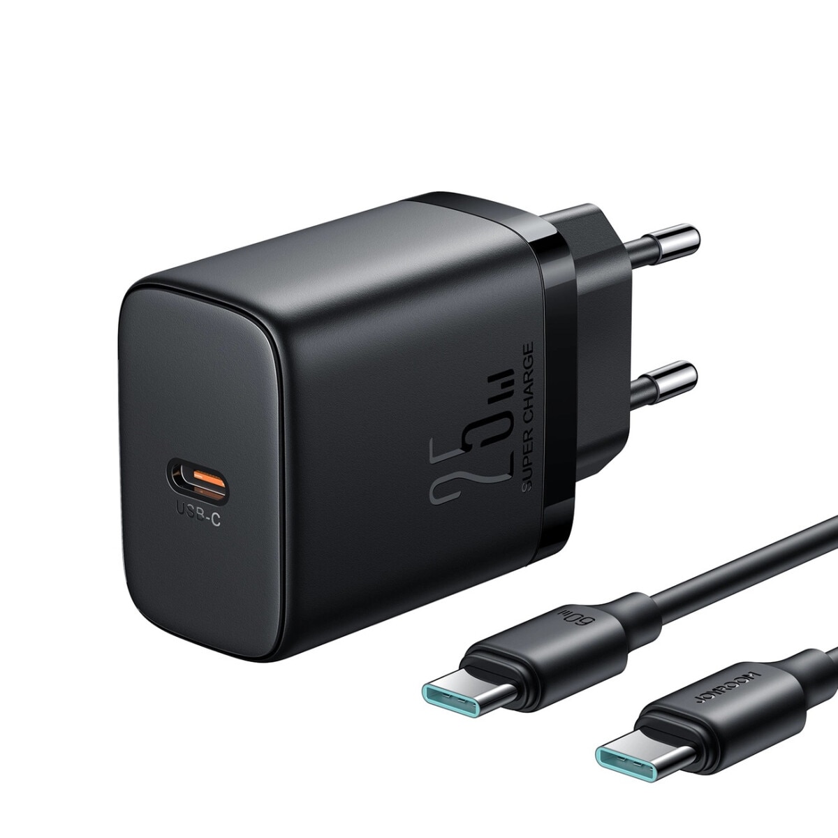 Schnellladeger&auml;t mit einer Leistung von bis zu 25 W + USB-C / USB-C - Bild 1