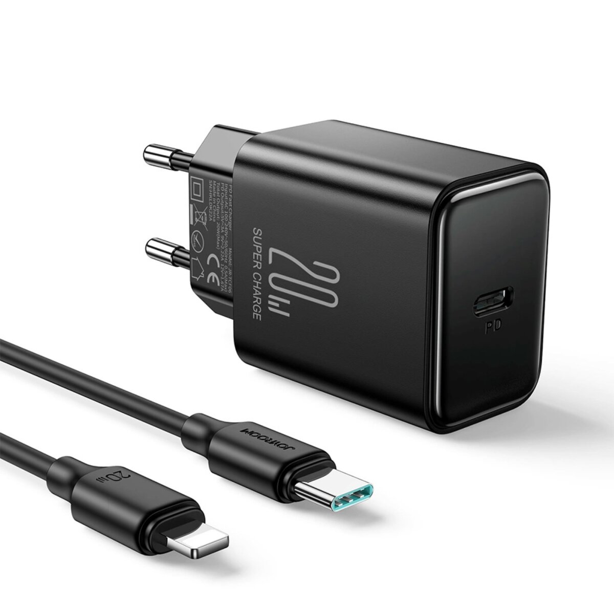 Joyroom Ladeger&auml;t 20W mit 1m Kabel USB-C kompatibel mit iPhone - Bild 1