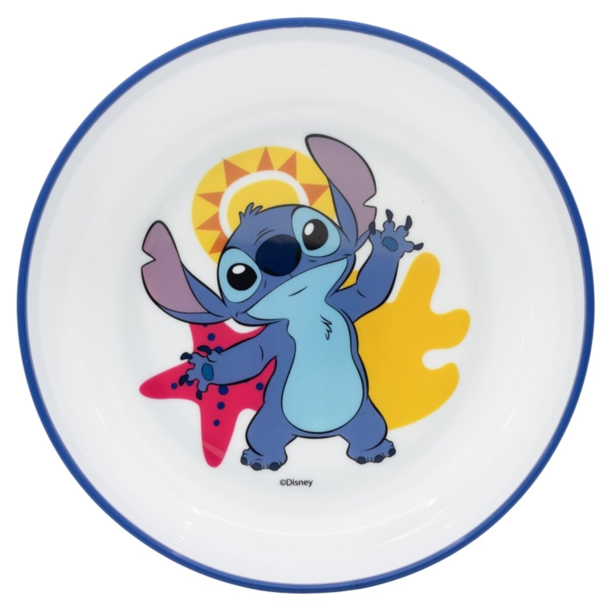 Disney Stitch Sch&uuml;ssel &ndash; Rutschfest, BPA-frei & mikrowellengeeignet - Bild 1
