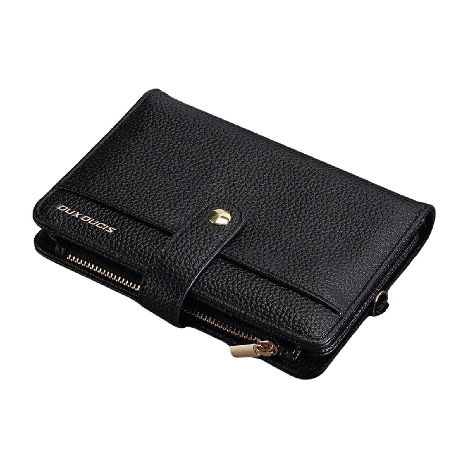 Reisebeutel &ndash; RFID-Blocker Passh&uuml;lle mit Schulterband & F&auml;chern - Bild 1