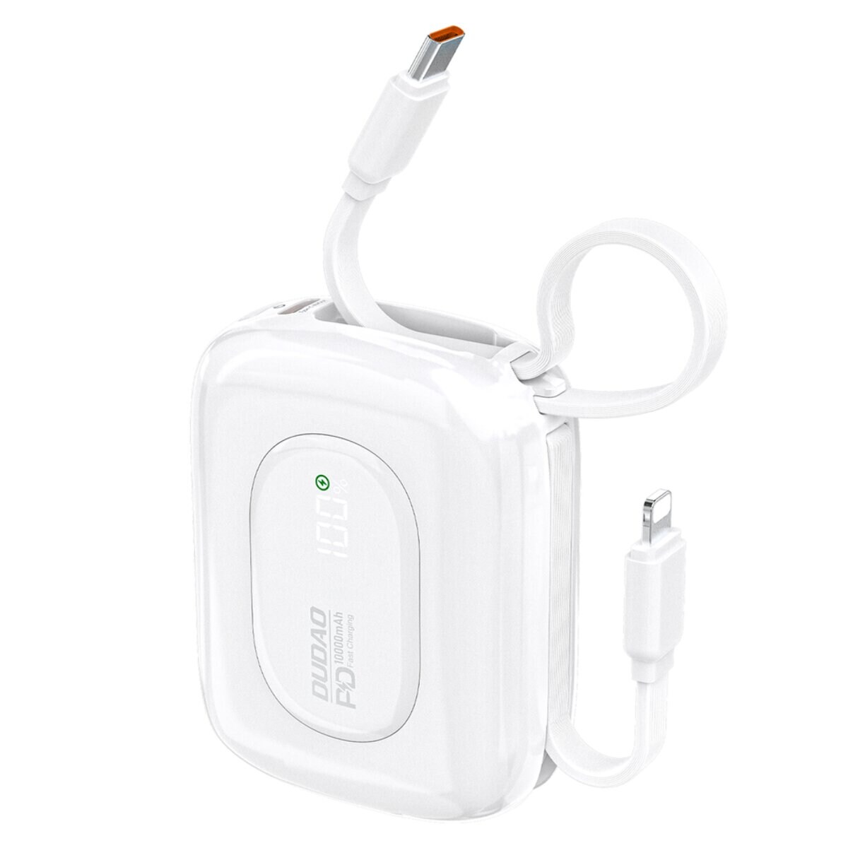 Dudao K32 Powerbank 10000 mAh 22,5 W mit integriertem USB-C | 06977196682034