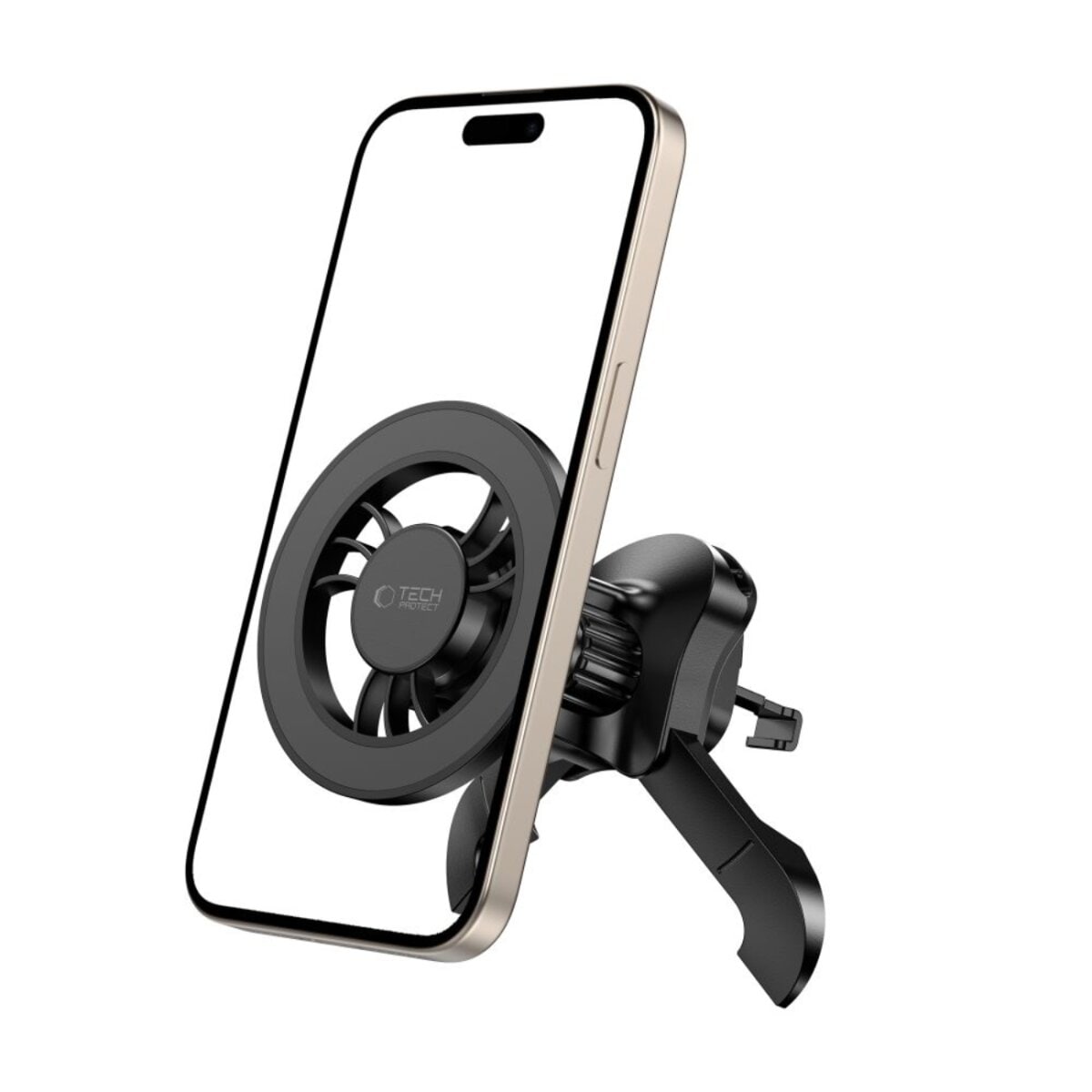Tech-Protect N56 Magnetische MagSafe Kfz-L&uuml;ftungshalterung Schwarz - Bild 1