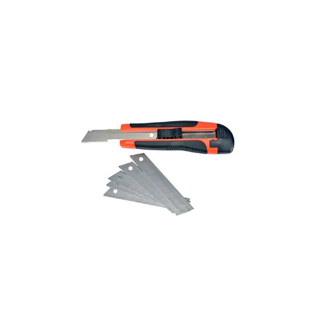 2er-Set Cuttermesser mit 5 Ersatzklingen im Verkaufsdisplay - Bild 1