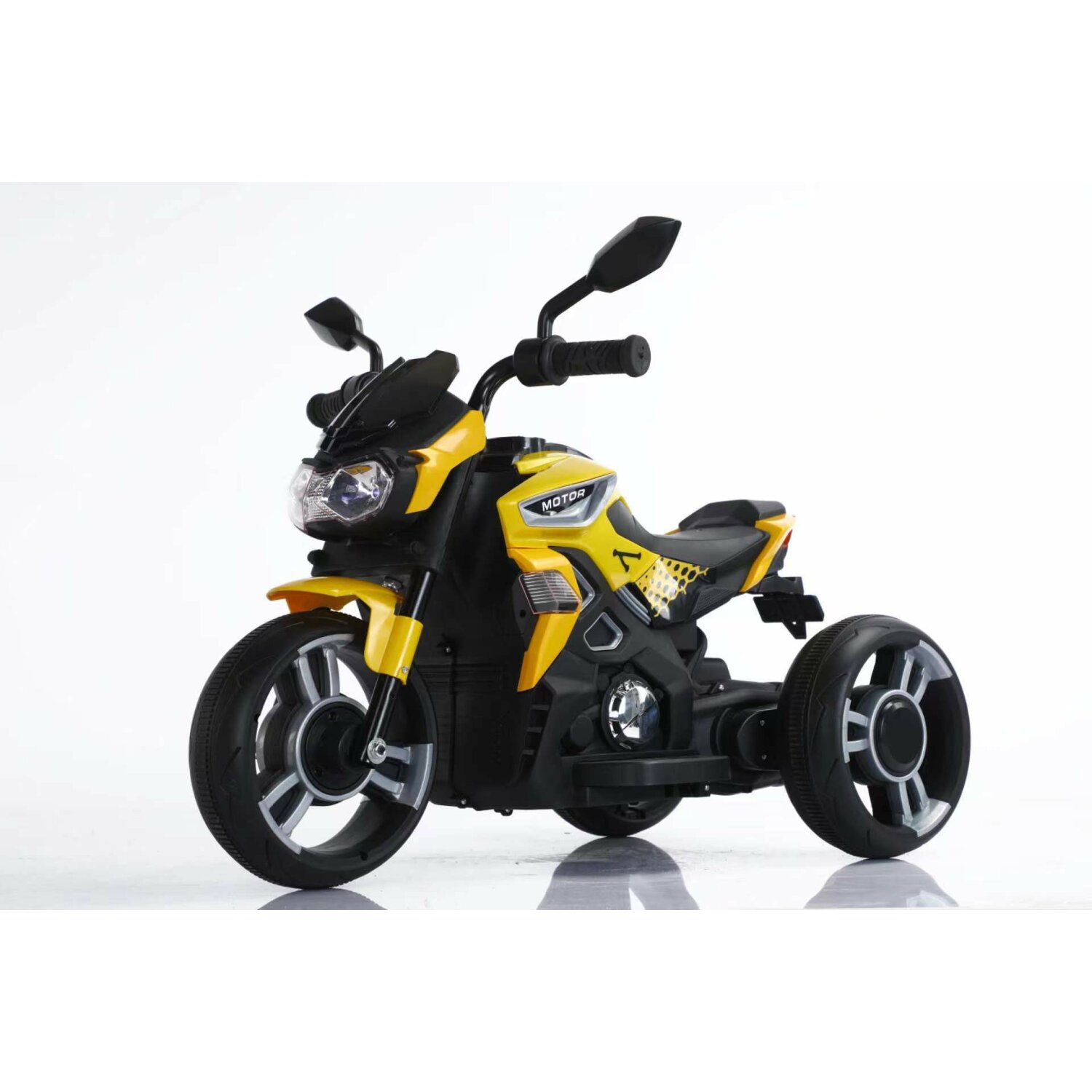 Kinder Dreir&auml;driges Elektro Motorrad 6V4.5AH Bluetooth USB Musik & Lic - Bild 1
