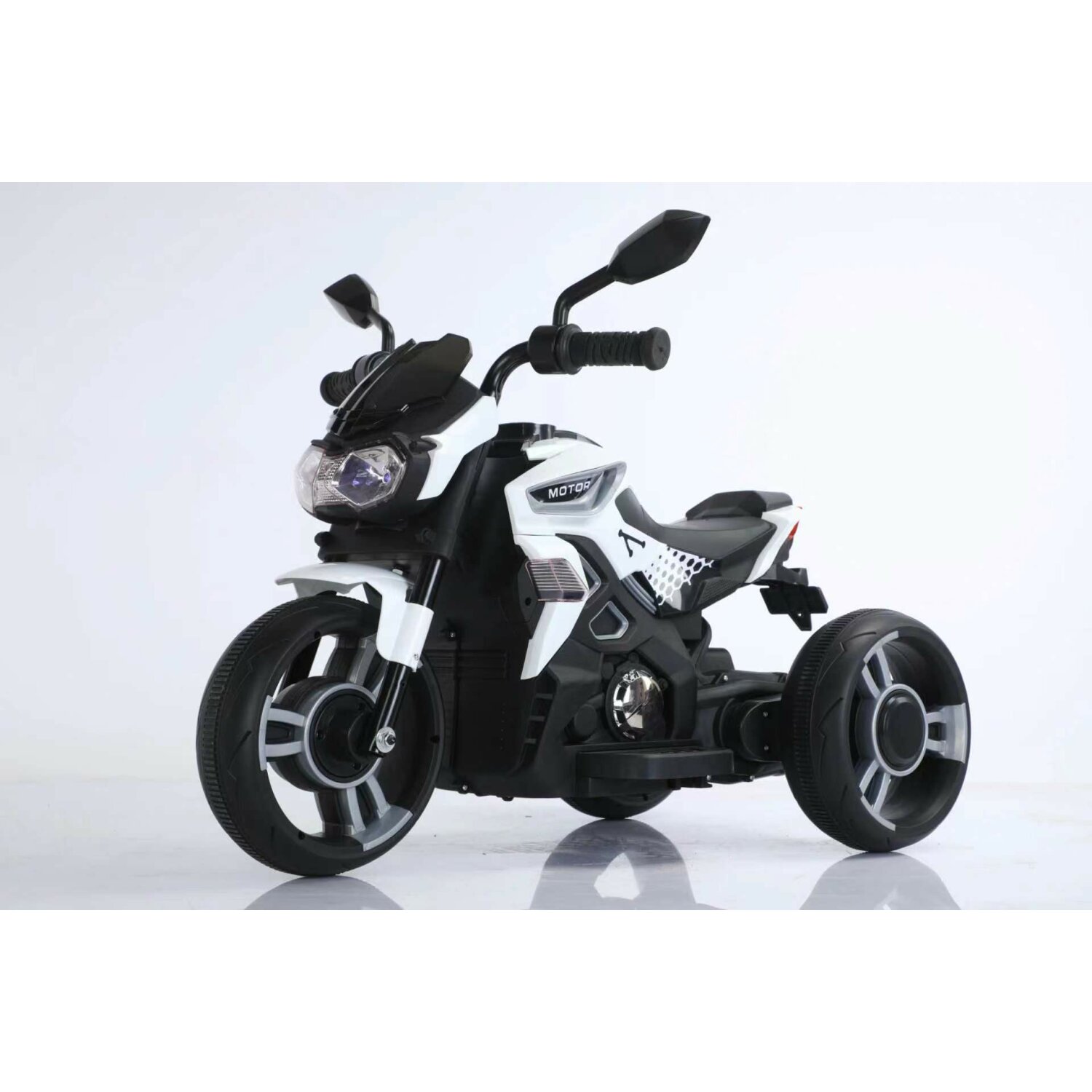 Kinder Dreir&auml;driges Elektro Motorrad 6V4.5AH Bluetooth USB Musik & Lic - Bild 1