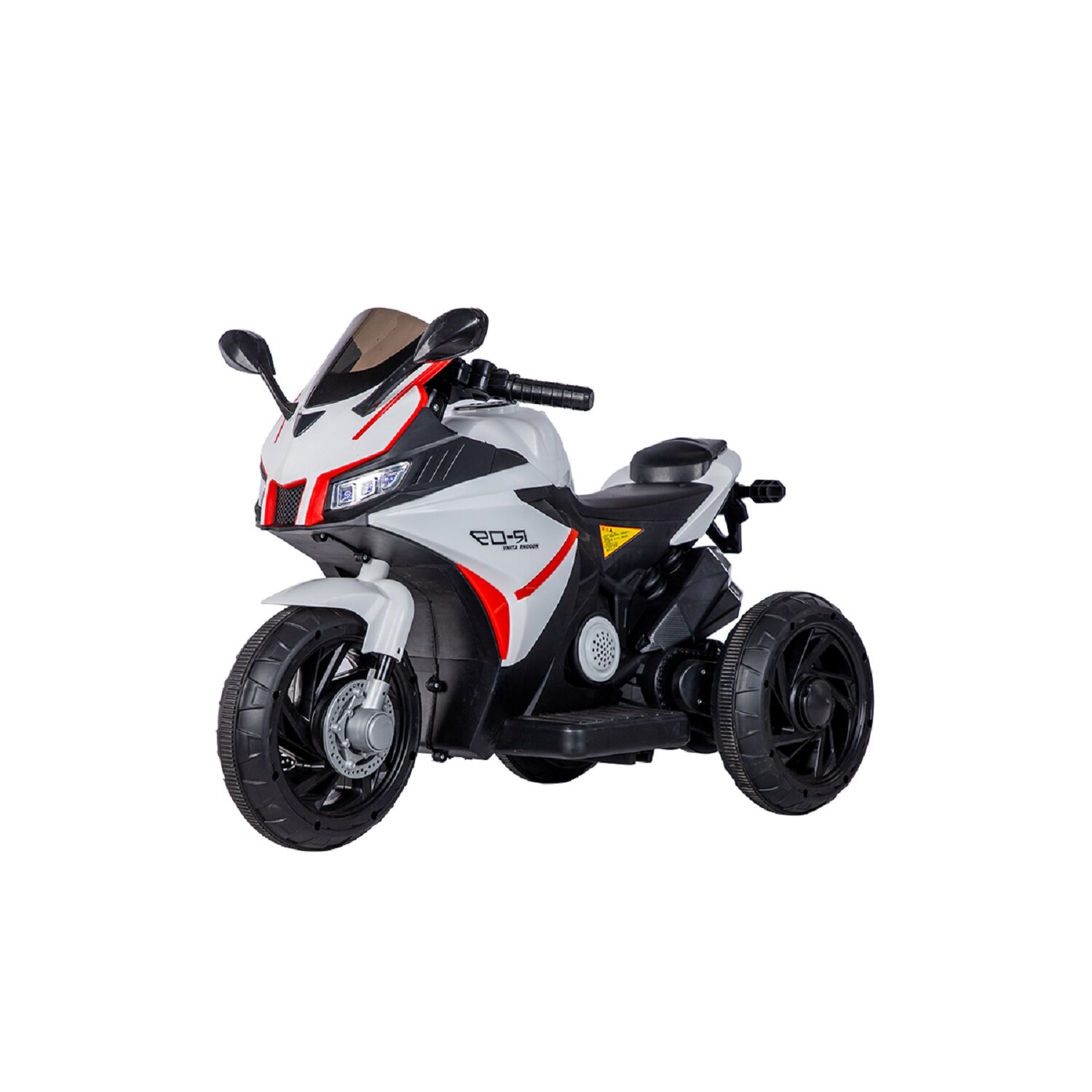 Kinder Dreirädriges Motorrad 6V7AH Musik Licht Batterie Anzeige Lautst