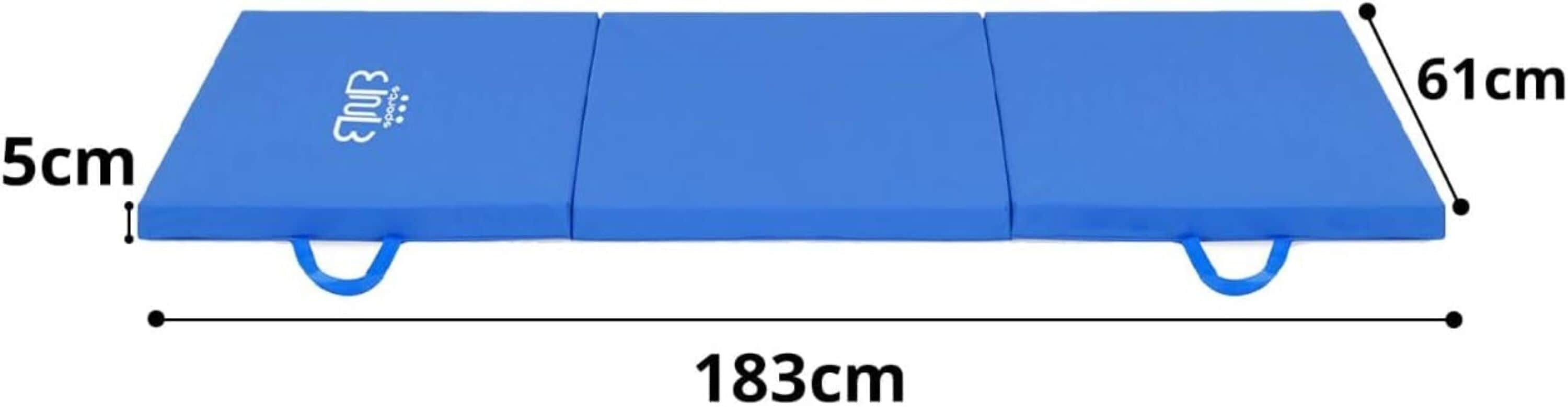Sportmatte Premium Tri-Folding Thick Gymnastic Mat & Home Sports - Bild 1