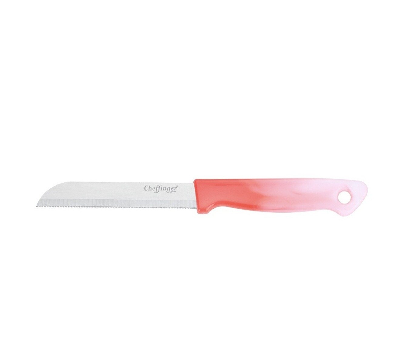 K&uuml;chenmesser 18 cm mit ergonomischem Griff - Rot - Bild 1